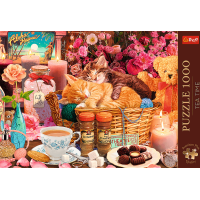 TREFL Puzzle Premium Plus Tea Time: Všetko pekné 1000 dielikov