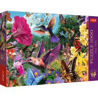 TREFL Puzzle Premium Plus Tea Time: Záhrada kolibríkov 1000 dielikov