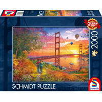 SCHMIDT Puzzle Prechádzka k mostu Golden Gate 2000 dielikov