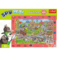 TREFL Puzzle s hľadaním obrázkov Spy Guy: Mesto 100 dielikov
