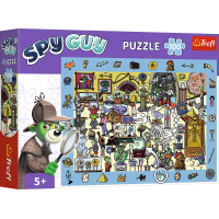 TREFL Puzzle s hľadaním obrázkov Spy Guy: Múzeum 100 dielikov