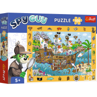 TREFL Puzzle s hľadaním obrázkov Spy Guy: Pirátska loď 100 dielikov