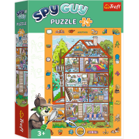 TREFL Puzzle s hľadaním obrázkov Spy Guy: V dome 24 dielikov