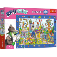 TREFL Puzzle s hľadaním obrázkov Spy Guy: Zábavný park 100 dielikov