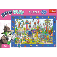 TREFL Puzzle s hľadaním obrázkov Spy Guy: Zábavný park 100 dielikov