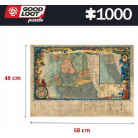 GOOD LOOT Puzzle The Witcher: Severné kráľovstvo 1000 dielikov