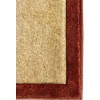 Kusový koberec ANTOGYA Flowers - krémový/červený - 150x295 cm