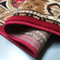 Kusový oválny koberec ALPHA dubai - červený