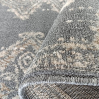 Kusový koberec ROXANNE Ornament - šedý