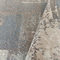 Kusový koberec ROXANNE Tiles - šedý/hnedý