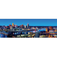 MASTERPIECES Panoramatické puzzle Cincinnati, Ohio 1000 dielikov