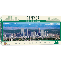 MASTERPIECES Panoramatické puzzle Denver, Colorado 1000 dielikov