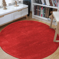 Okrúhly koberec Portofino - červený