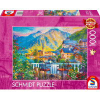 SCHMIDT Puzzle Malebný Hallstatt 1000 dielikov