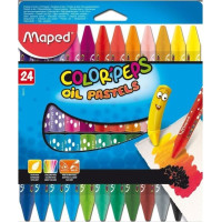 MAPED Trojhranné olejové pastely Color&#39;Peps 24 ks