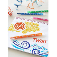 Faber-Castell Voskovky Twist 12 farieb