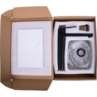 Umývadlová batéria LENKA - vysoká - čierna matná