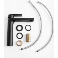 Umývadlová batéria LENKA - vysoká - čierna matná