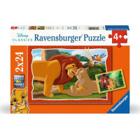 RAVENSBURGER Puzzle Disney: Leví kráľ 2x24 dielikov