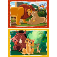 RAVENSBURGER Puzzle Disney: Leví kráľ 2x24 dielikov