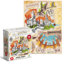 DODO Puzzle Harry Potter: Škola čiar a kúziel v Rokforte 450 dielikov