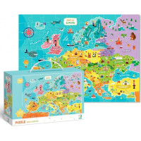 DODO Puzzle Mapa Európy 100 dielikov