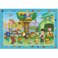 DODO Puzzle s hľadaním obrázkov Tlapková patrola 50 dielikov