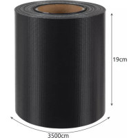 Tieniaca páska na plot 19 cm x 35 m - 450g/m2 - antracit