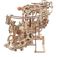 UGEARS 3D puzzle Guľôčková dráha Marble Run: Chain Hoist 400 dielikov