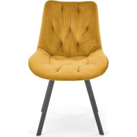 Jedálenská otočná stolička SOFIA - horčicovo žltá