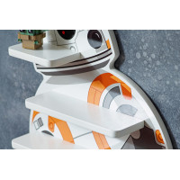 Detská polička Star Wars BB-8 - biela/oranžová