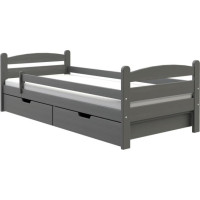 Detská posteľ z MASÍVU 200x90cm SO ŠUPLIKMI - MARY