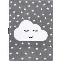 Detský kusový koberec Petit Cloud stars grey