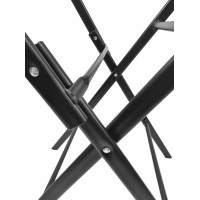 Balkónový stôl TASOS 60x60 cm - čierny