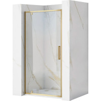 Sprchové dvere Rea RAPID swing 100 cm - zlaté brúsené