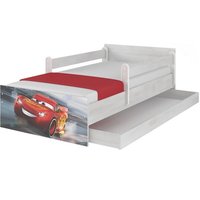 Detská posteľ MAX Disney - AUTA 3 160x80 cm - so zásuvkou