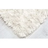 Plyšový detský koberec MAX BIELY - ECRU