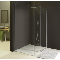 Polysan MODULAR SHOWER pevný panel na inštaláciu na stenu modulu MS2, 1200 mm, pravý MS2B-120R