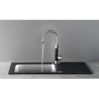 Aqualine Elektrická vodovodná batéria s prietokovým ohrievačom vody, 230V, 3kW, nerez RT2009