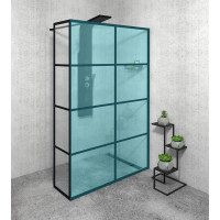 Gelco CURE BLACK prídavný panel 350mm, číre sklo CB350