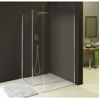 Polysan MODULAR SHOWER pevný panel na inštaláciu na stenu modulu MS2, 1000 mm, ľavý MS2B-100L