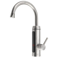 Aqualine Elektrická vodovodná batéria s prietokovým ohrievačom vody, 230V, 3kW, nerez RT2009