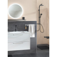Ridder STYLE držiak uterákov 400x30mm, čierna mat 11122110