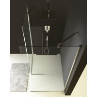 Polysan MODULAR SHOWER pevný panel na inštaláciu na stenu modulu MS2, 400 mm, ľavý MS2B-40L