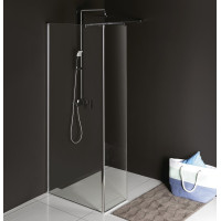 Polysan MODULAR SHOWER pevný panel na inštaláciu na stenu modulu MS2, 400 mm, ľavý MS2B-40L