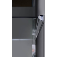 Polysan MODULAR SHOWER stena na inštaláciu na stenu, na pripojenie pevného panelu, 1000 mm MS2A-100