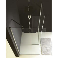 Polysan MODULAR SHOWER pevný panel na inštaláciu na stenu modulu MS2, 800 mm, pravý MS2B-80R