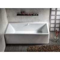 Polysan MARLENE CURVE L MONOLITH obdĺžniková vaňa 165x75x63cm, biela 72403MCL