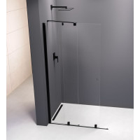 Polysan MODULAR SHOWER zástena s pojazdmi 1000 mm, čierna MS5-100B