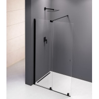 Polysan MODULAR SHOWER zástena s pojazdmi 1000 mm, čierna MS5-100B